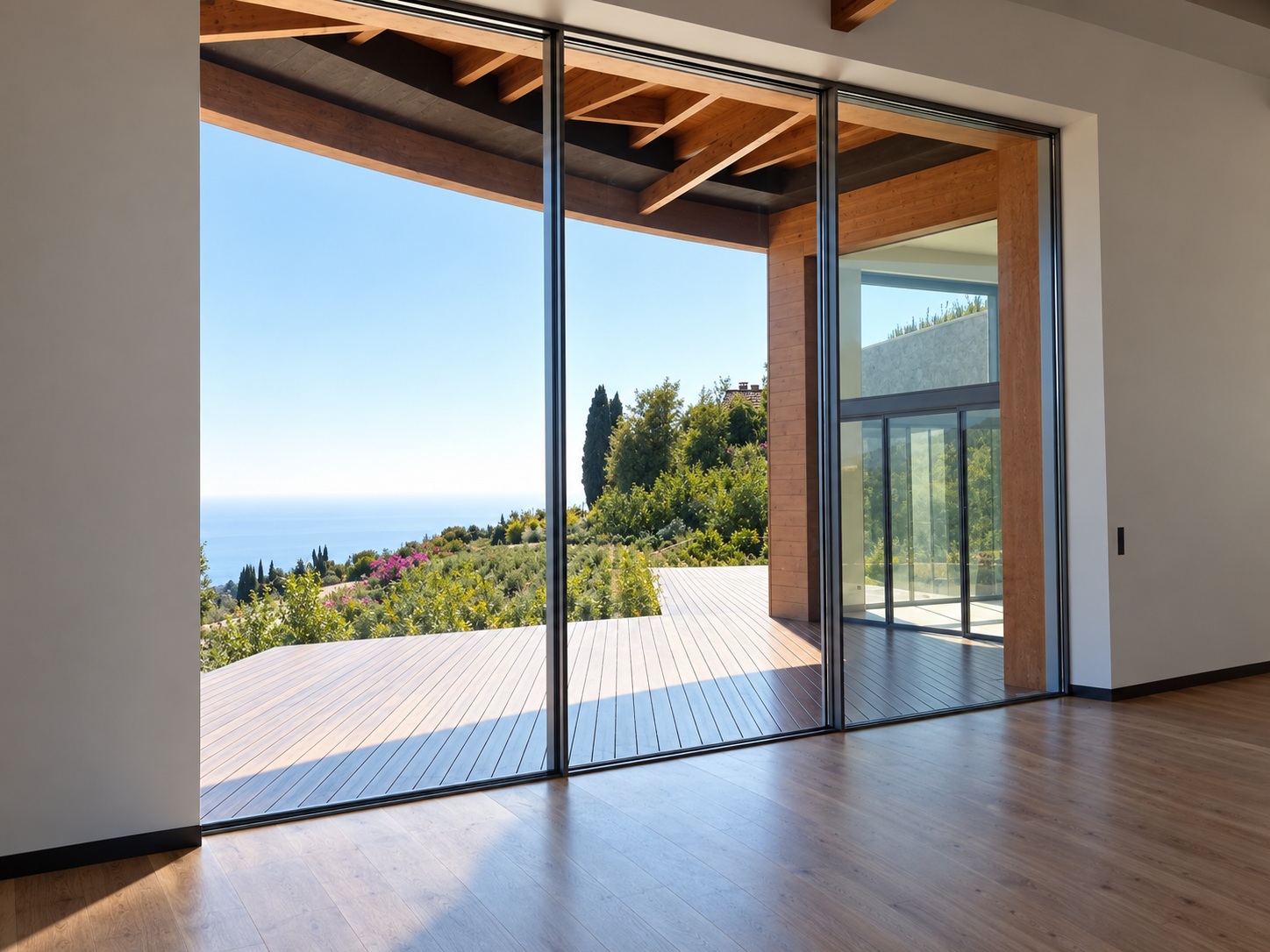 Large minimal frame glazing project